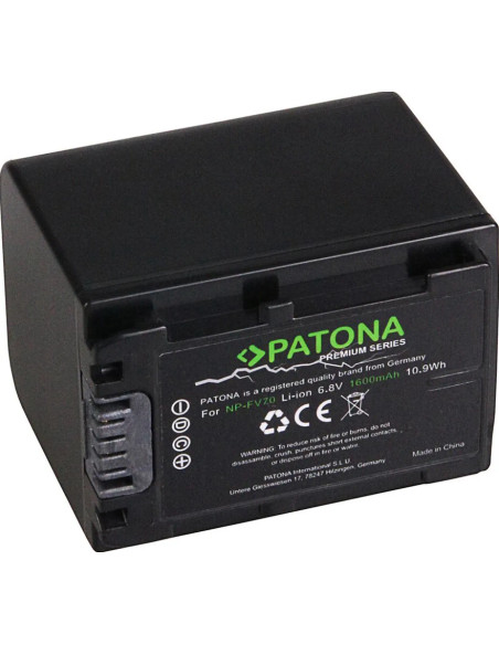 1166 Lithium 1600 mAh ion video camera / camera