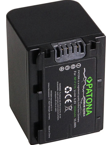 1166 Lithium 1600 mAh ion video camera / camera