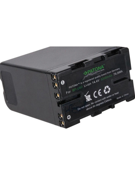 BP-U60 Premium 14.4 V 5200 mAh