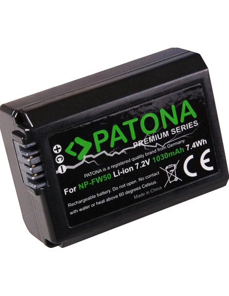 NP FW50 Premium 7.2 V 1030 mAh