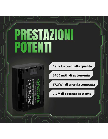 NP-FZ100 Premium 7.2 V 2250 mAh