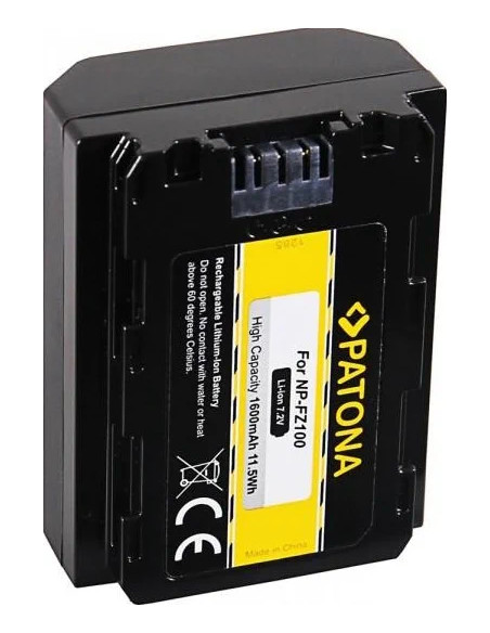 NP-FZ100 7.2 V 1600 mAh