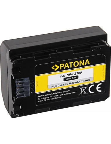 NP-FZ100 7.2 V 1600 mAh