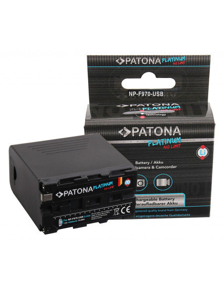 NP-F970 Platinum 10050mAh with MicroUSB port