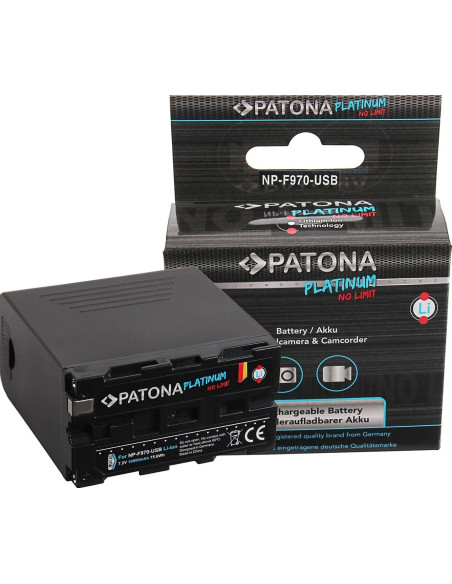 NP-F970 Platinum 10050mAh with MicroUSB port