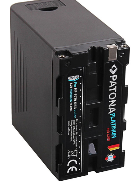 NP-F970 Platinum 10050mAh with MicroUSB port