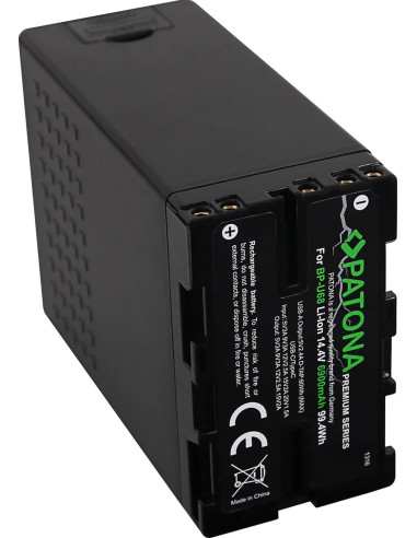 Premium for Sony BP-U68 BP-U65 BP-U60 6900mAh incl. D-TAP and USB ports