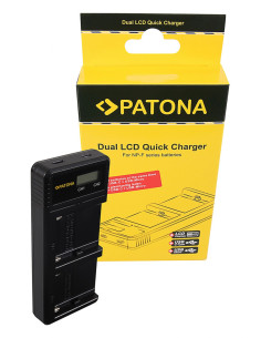 Smart Dual LCD charger for NP-F batteries
