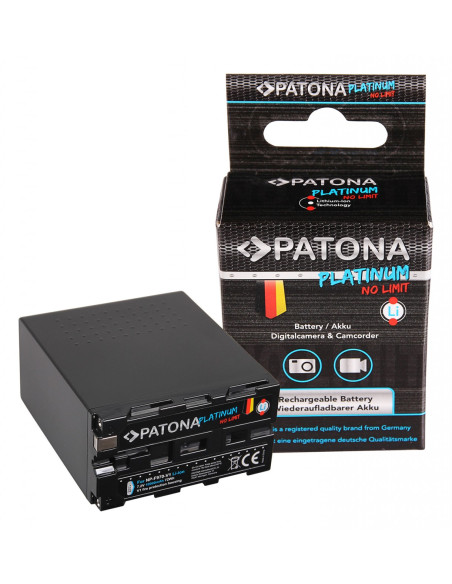 NP-F970 Platinum 10000mAh with heat-resistant Tesla cells