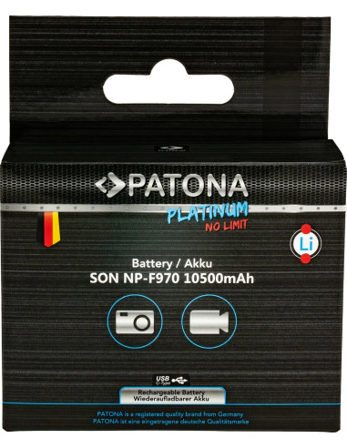 NP-F970 Platinum with PD20W USB-C