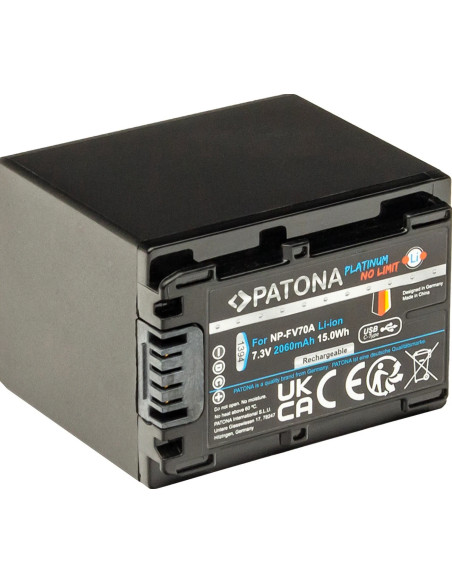 1394 Lithium 2060 mAh ion battery / camera battery