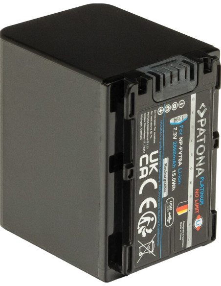 1394 Lithium 2060 mAh ion battery / camera battery