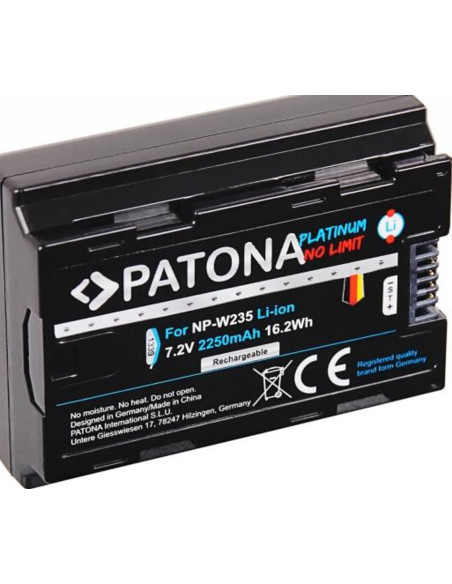 NP-W235 Platinum 7.2V 2250mAh