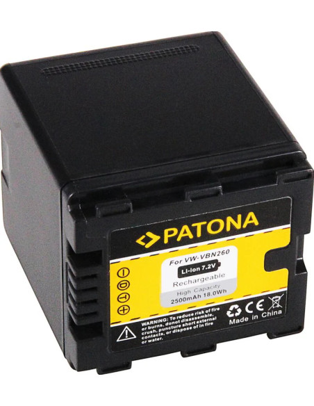 1105 Camera battery / Camcorder lithium ion 2500 mAh