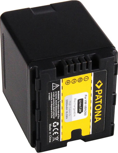 1105 Camera battery / Camcorder lithium ion 2500 mAh