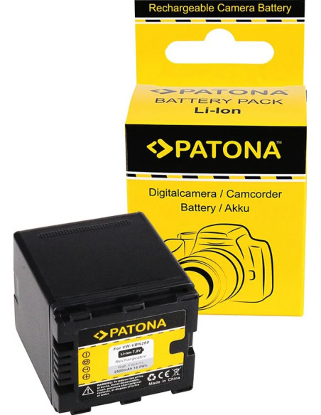 1105 Camera battery / Camcorder lithium ion 2500 mAh