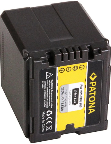 1152 Lithium 2200 mAh lithium ion battery / camera