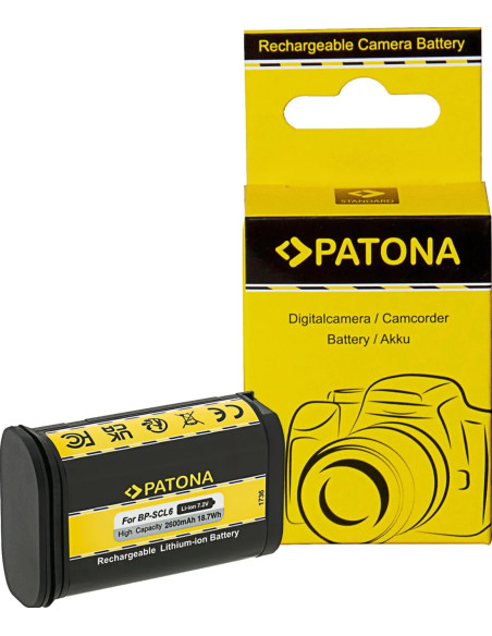 battery for LEICA Q2 Q3 SL2 SL2S BP-SCL6 LC-SCL6 19 531