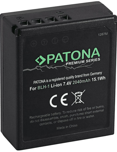 Battery Fully Decoded Olympus BH-1 OM-D EM-1 Mark 2 EM-1 Mark II BLH-1 E-M1x