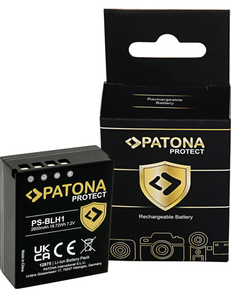 12875 Lithium 2600 mAh lithium ion camera battery / video camera