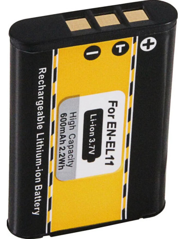 1073 Lithium 600 mAh lithium ion battery / video camera