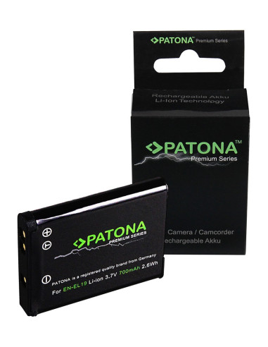 EN-EL19 Premium 3.7V 700 mAh