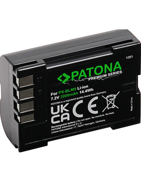 1351 Camera battery / Camcorder Lithium ion 2000 mAh