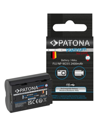 NP-W235 Platinum 7.2V 2250mAh with USB-C port