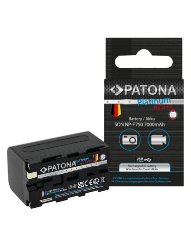 NP-F750 Platinum 7.2 V 4400 mAh with USB-C port