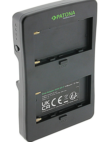 Premium V-Mount adapter for Sony NP-F batteries to the V-Mount connector
