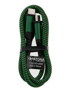 PATONA PD100W USB to USB-C Cable 50cm