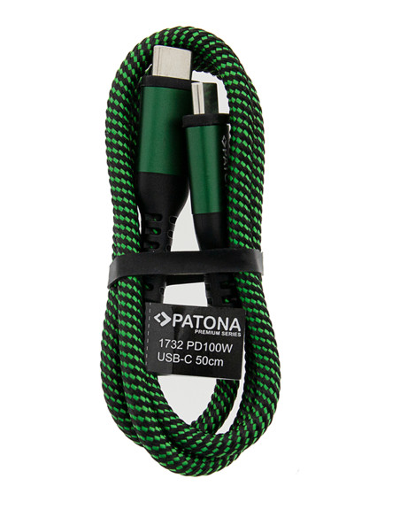 PATONA PD100W USB to USB-C Cable 50cm