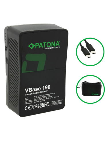 Premium V-Mount VBASE 190 PD100W 190WH