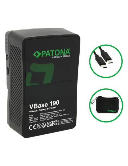 Premium V-Mount VBASE 190 PD100W 190WH