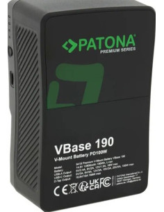Premium V-Mount VBASE 190 PD100W 190WH 2