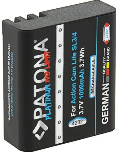 Platinum battery for Action Cam Life SL3 and SL4