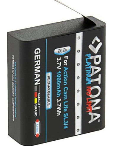 Platinum battery for Action Cam Life SL3 and SL4
