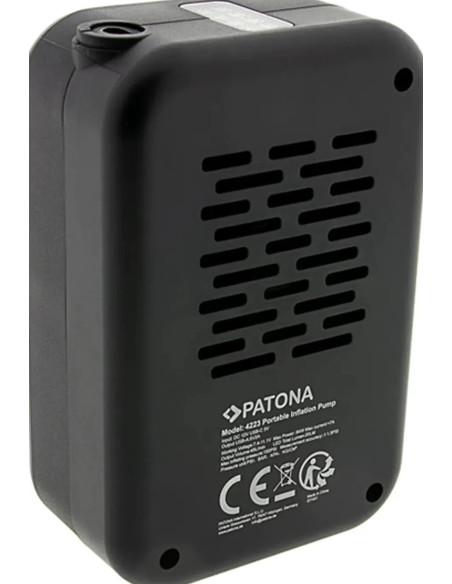 PATONA Electric Air Pump 10.3bar 150psi Portable Battery Compressor Led Light SOS Light Power Bank For Car E-Bike Motorcycle Inc