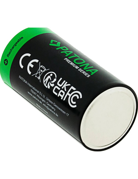 Premium USB-C 2X LR14 Baby C Batteries Lithium 3450MWH 1.5V Rechargeable with 1 to 2 USB-C CH
