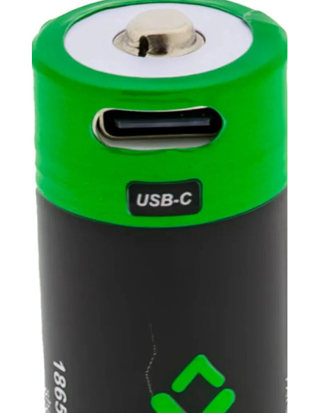 Premium 18650 Cell Li-ion Battery Protected With USB-C Input 3.7V 3300mAh