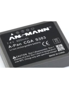 Li-ion Battery Pack for Cameras A-Pan CGA S 303 Lithium Ion 700 mAh 2