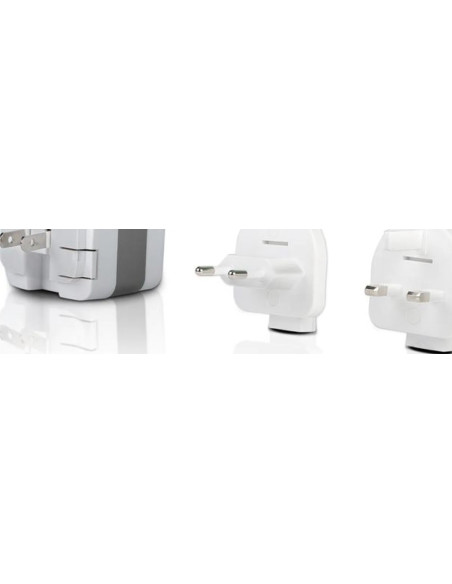 1000 354.0 Indoor Battery Charger Silver, White Battery Load