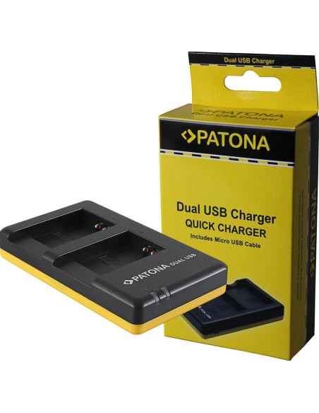 Dual USB charger for Canon PowerShot