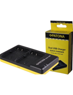 Dual USB charger for Canon PowerShot 2