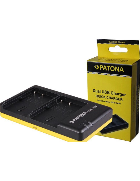 Dual USB charger for Canon PowerShot