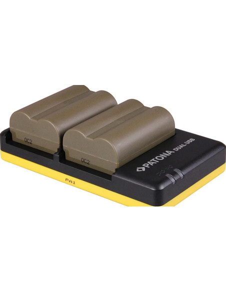 Dual USB charger for Canon PowerShot