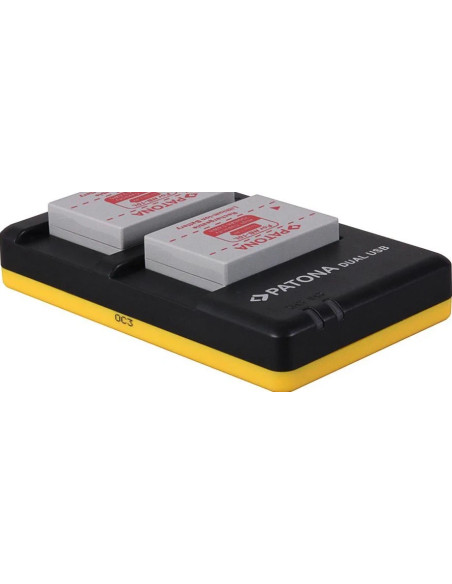 Dual USB charger for Canon PowerShot