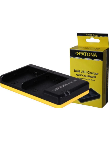 Dual USB charger for Canon EOS-70D