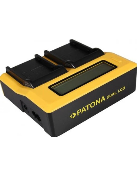 Double USB LCD charger for Canon BP-911