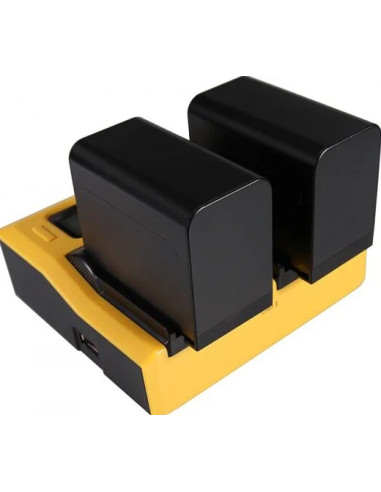 Double USB LCD charger for Canon BP-911